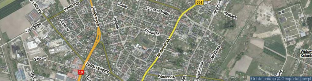 Zdjęcie satelitarne Sikorskiego Władysława, gen. ul.